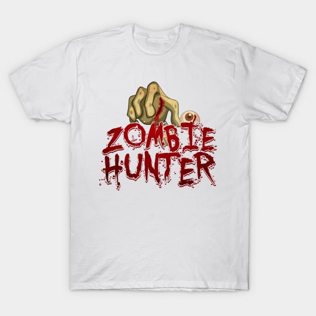 Zombie Hunter T-Shirt by MZeeDesigns